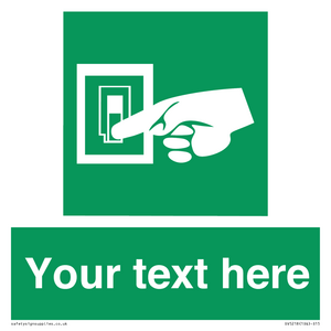 Custom Light Switch Sign